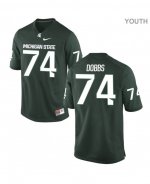 Youth Michigan State Spartans NCAA #74 Devontae Dobbs Green Authentic Nike Stitched College Football Jersey EM32N11TA